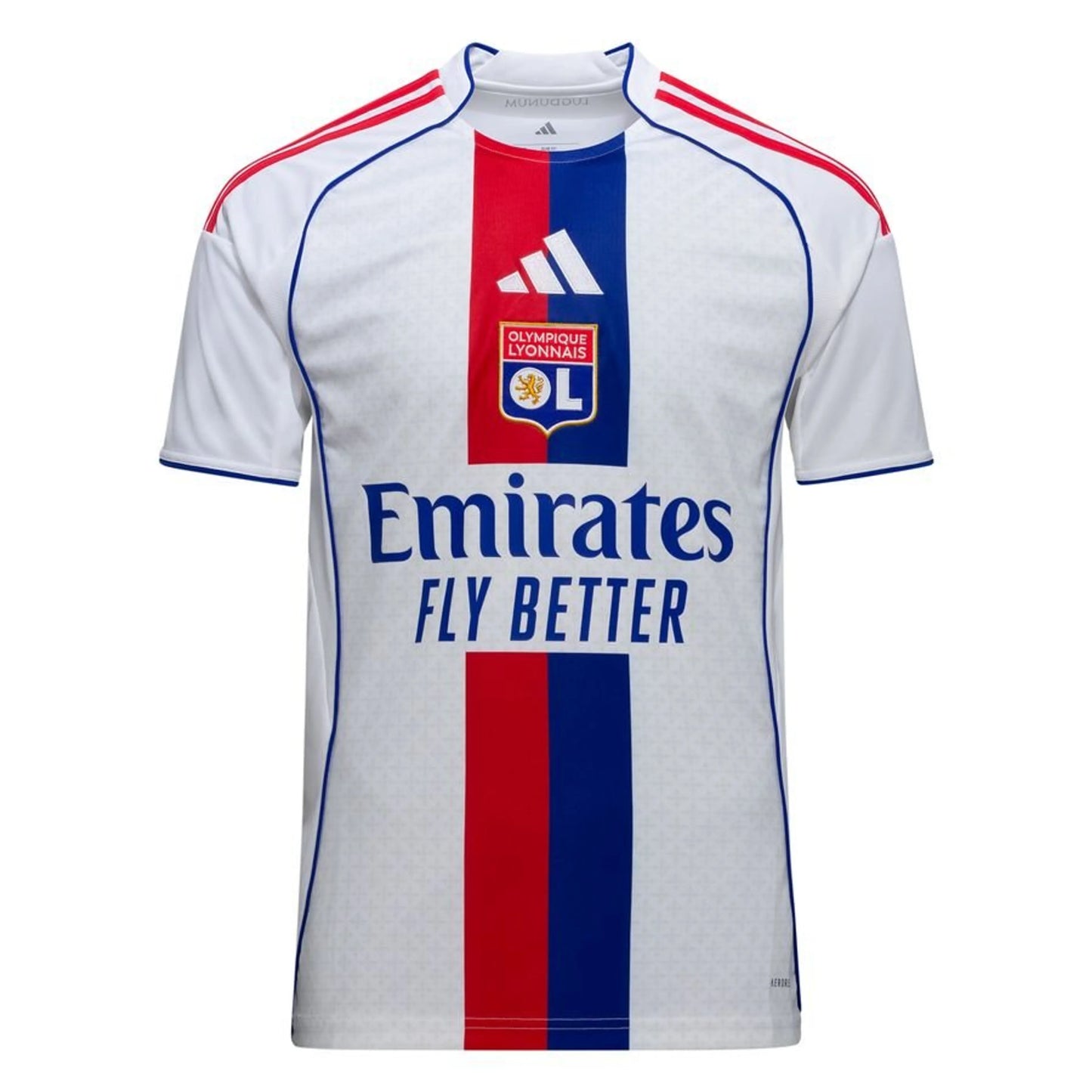 adidas Olympique Lyonnais 2025/26 Home White Shirt