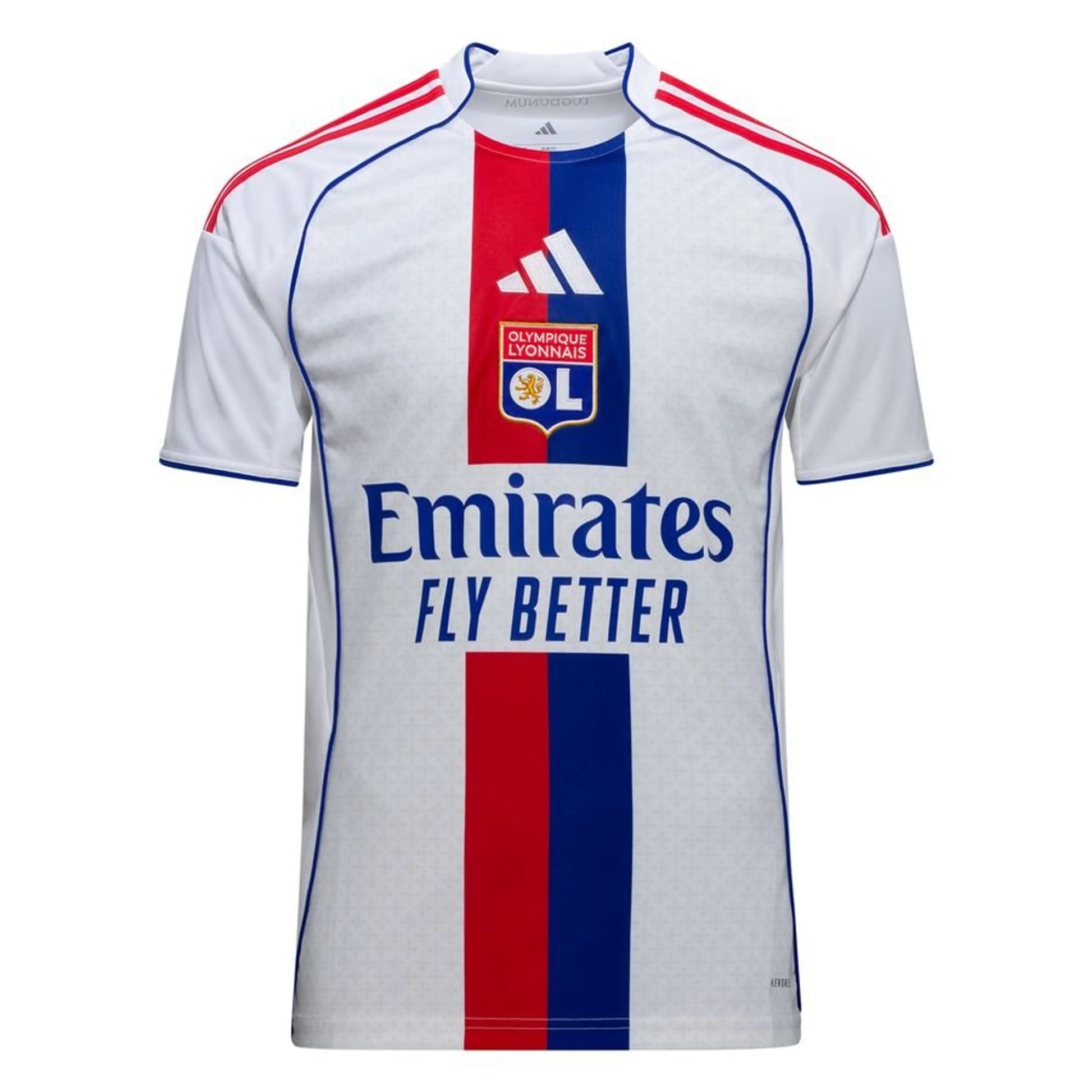 adidas Olympique Lyonnais 2025/26 Home White Shirt