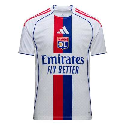 adidas Olympique Lyonnais 2025/26 Home White Shirt