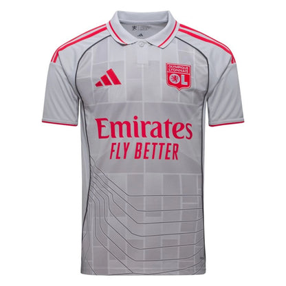 adidas Olympique Lyonnais 2025/26 Third Grey Shirt