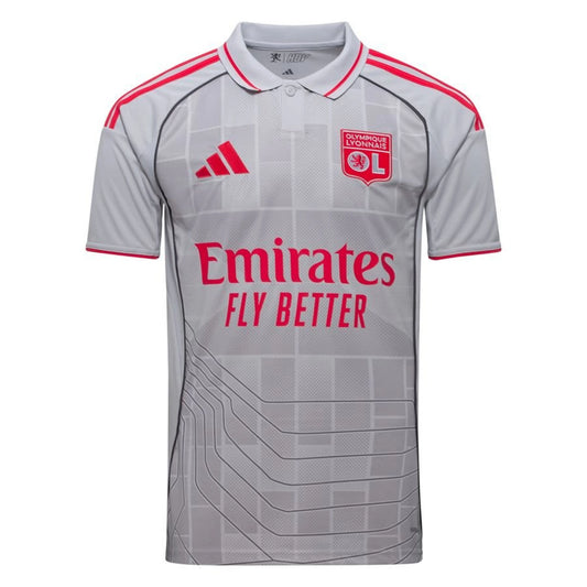 adidas Olympique Lyonnais 2025/26 Third Grey Shirt