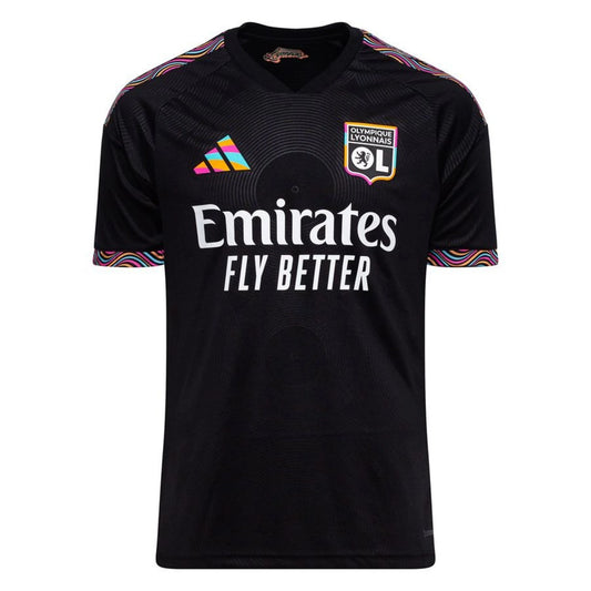 adidas Olympique Lyonnais Men's 3rd Shirt 2026/27 - Black / Multicolor
