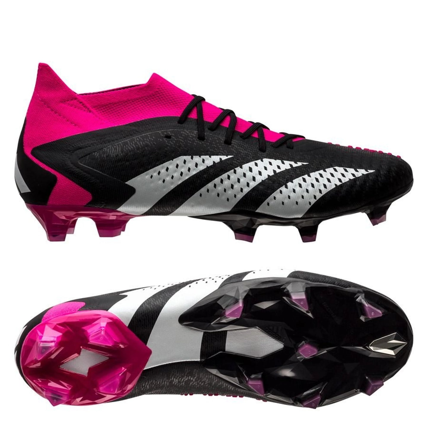adidas Predator Accuracy .1 FG "Own Your Football" pack in a Black/White/Pink colorway