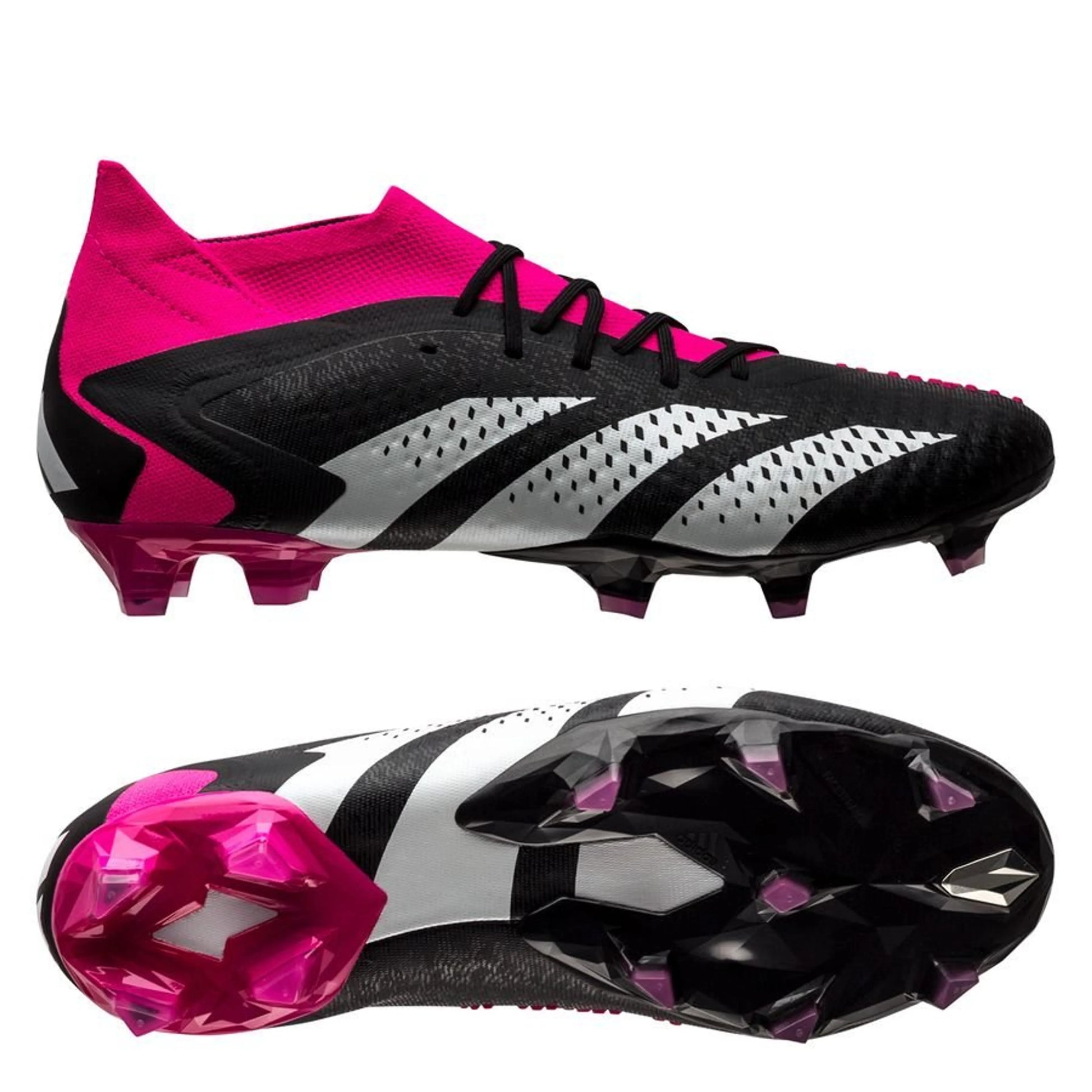 adidas Predator Accuracy .1 FG "Own Your Football" pack in a Black/White/Pink colorway