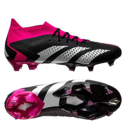 adidas Predator Accuracy .1 FG "Own Your Football" pack in a Black/White/Pink colorway