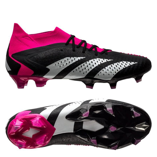 adidas Predator Accuracy .1 FG "Own Your Football" pack in a Black/White/Pink colorway