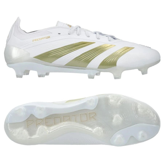 adidas Predator Elite FG Day Spark White/Gold Metallic colorway