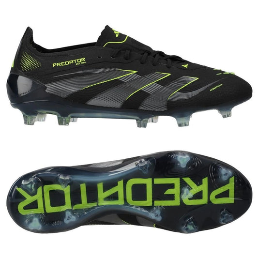 adidas Predator Elite FG Electric Stealth pack in Black/Lemon