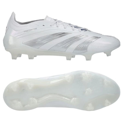 adidas Predator Elite FG Pearlized pack in a clean White finish.