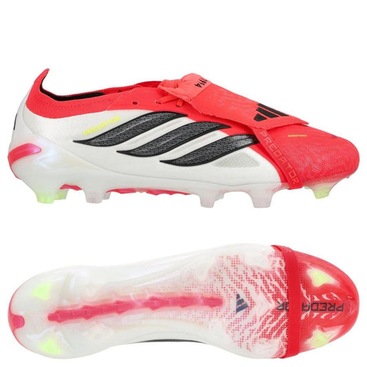 adidas Predator Elite FG Tongue Fold-over Born For Goals in Red/Black/White colorway