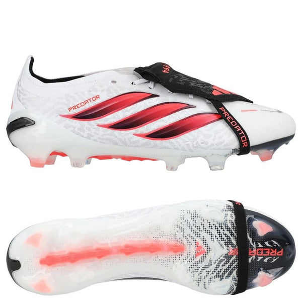 adidas Predator Elite Fold-over Tongue FG in White/Red/Black from the Chaos vs Control