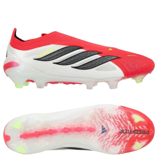 adidas Predator Elite Laceless FG Born For Goals in Red/Black/White colorway