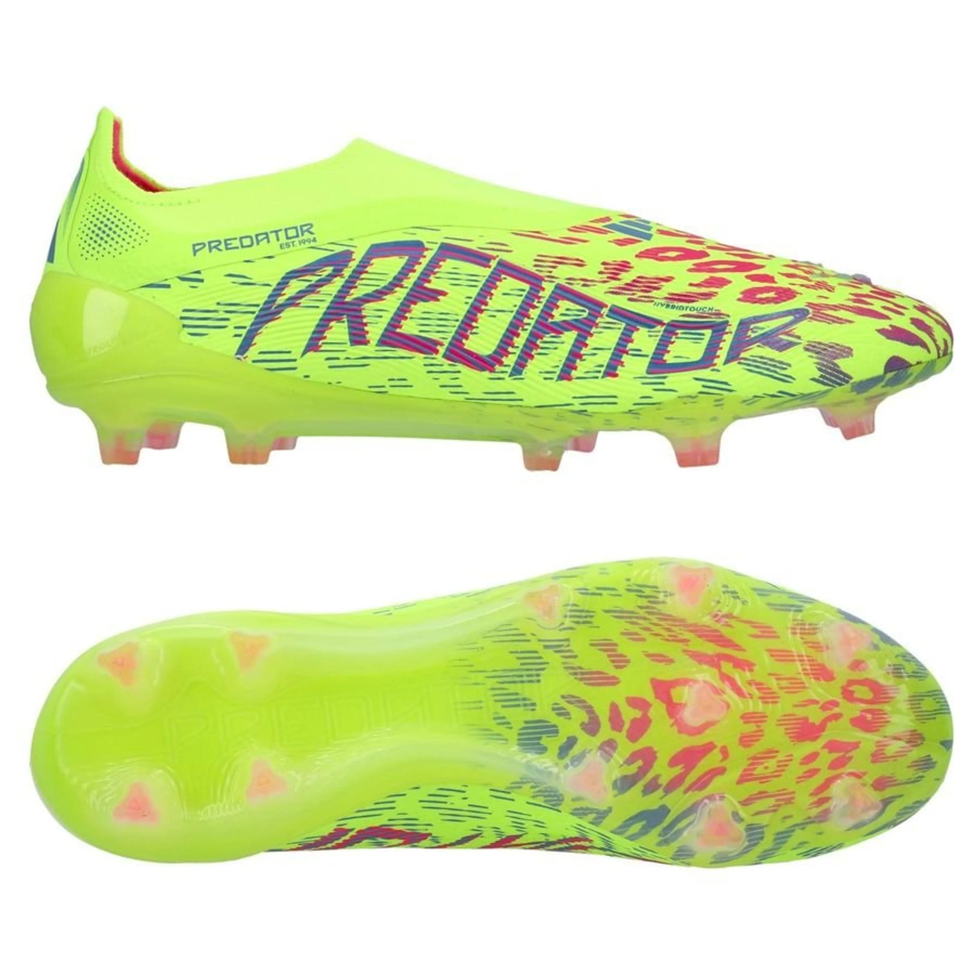 adidas Predator Elite Laceless FG "Mystic Victory" pack Lemon/Pink/Blue colorway