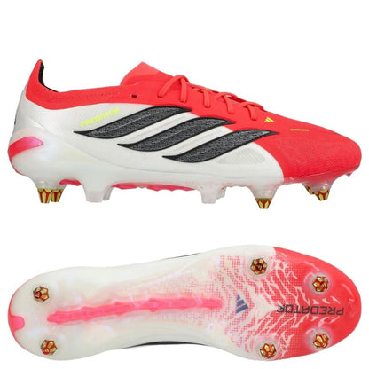 adidas Predator Elite SG in Lucid Red / Core Black / Footwear White (Born For Goals Pack)