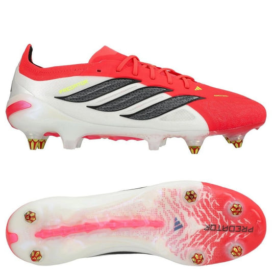 adidas Predator Elite SG in Lucid Red / Core Black / Footwear White (Born For Goals Pack)