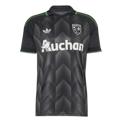 adidas RC Lens Men's Away Shirt 2026/27 - Grey/Green/White