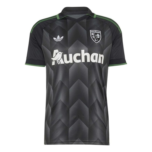adidas RC Lens Men's Away Shirt 2026/27 - Grey/Green/White