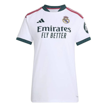 adidas Real Madrid Women's Home Shirt 2026/27 in White/Metallic Gold/Night Navy