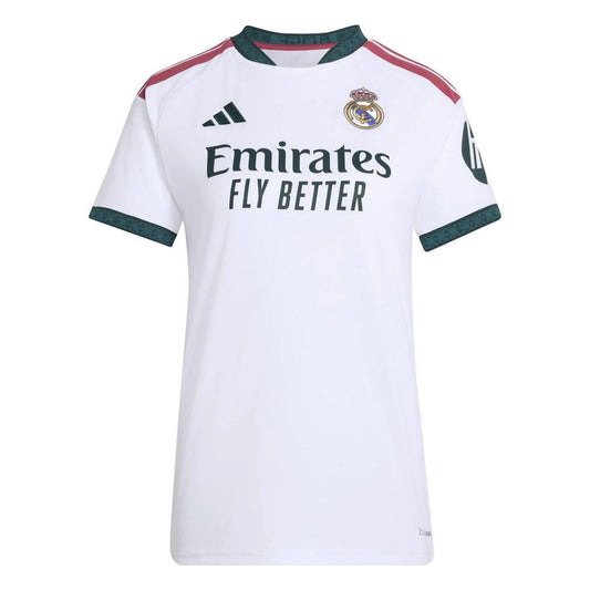 adidas Real Madrid Women's Home Shirt 2026/27 in White/Metallic Gold/Night Navy