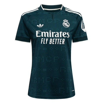 adidas Real Madrid Womens Away Shirt 2026/27 Legend Ink/Pulse Orange/Metallic Silver