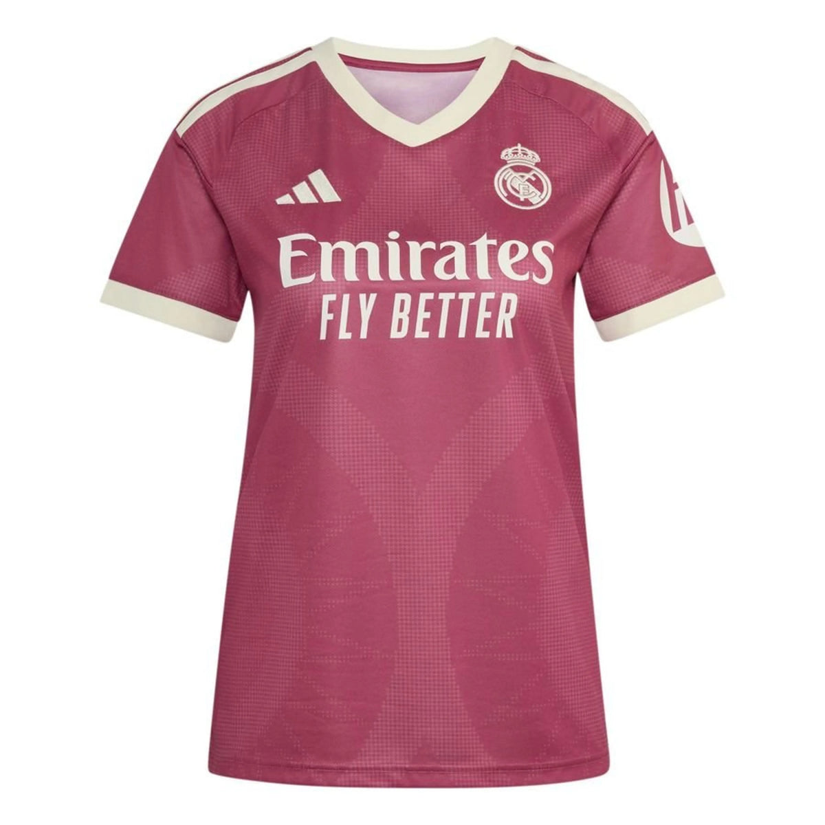 adidas Real Madrid Womens Third Shirt 2026/27 Dark Pink/Ivory