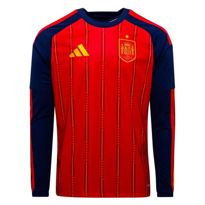 adidas Spain 2026 World Cup Home Long Sleeve Jersey