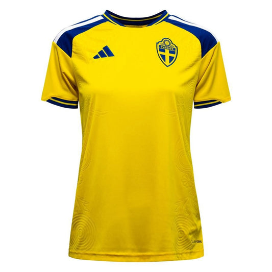 adidas Sweden Women's Home Shirt World Cup 2026 - Yellow/Navy