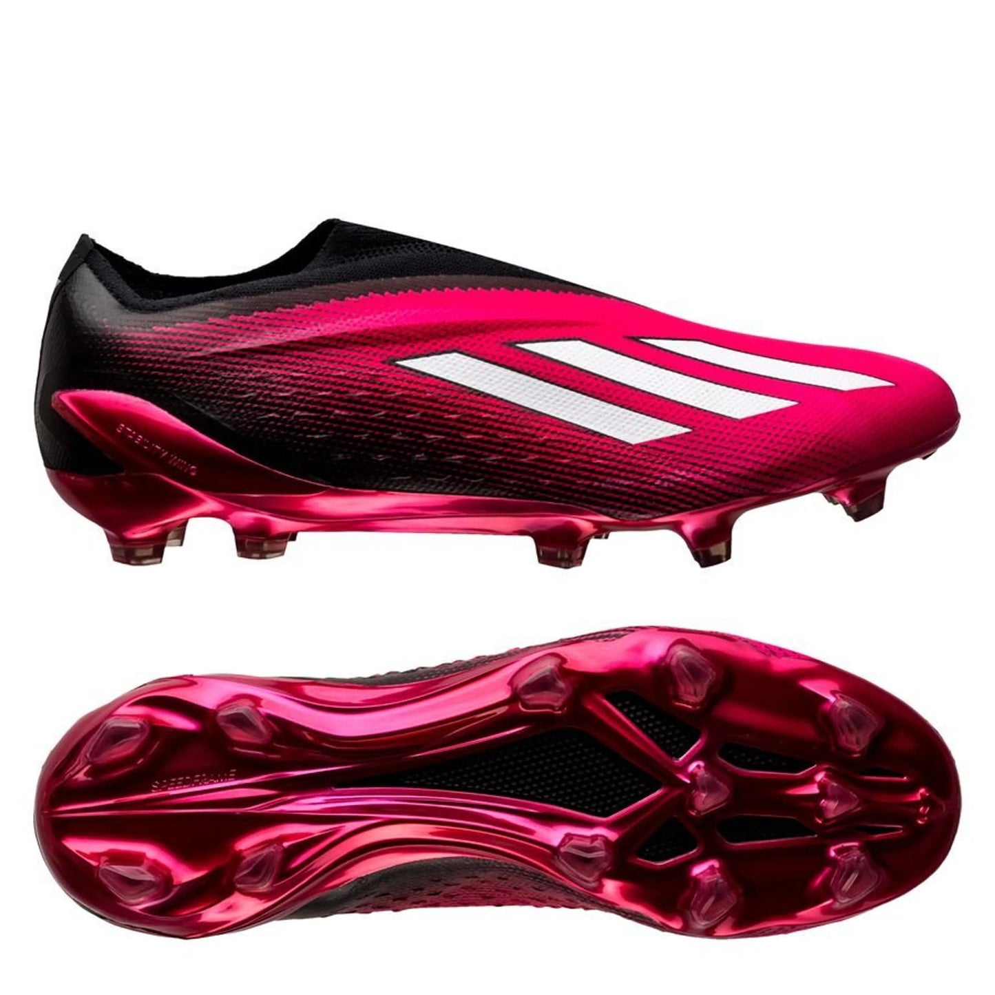 adidas X Speedportal+ FG "Own Your Football" Pack in a Pink/Black colorway