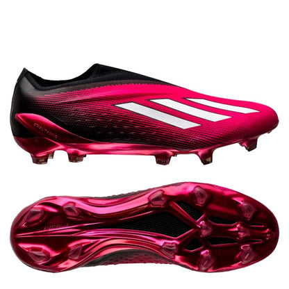 adidas X Speedportal+ FG "Own Your Football" Pack in a Pink/Black colorway