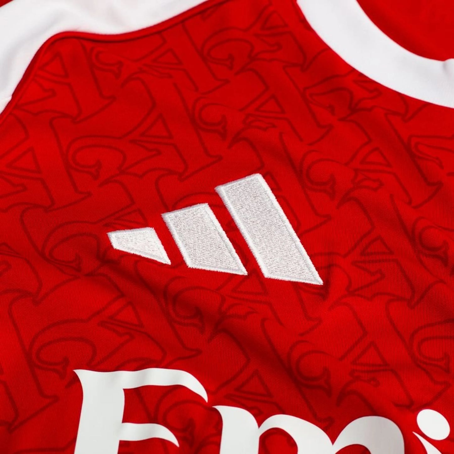 adidas logo view on the Arsenal Home Shirt 2025/26 Women - Red/White