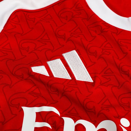 adidas logo view on the Arsenal Home Shirt 2025/26 Women - Red/White