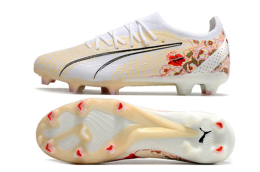 Puma ultra ultimate, white/beige, available in FG and AG.