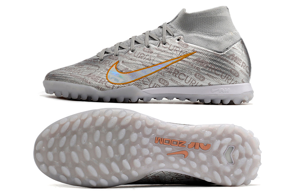 nike air zoom mercurial superfly 9 elite turf silver