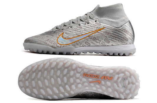 nike air zoom mercurial superfly 9 elite turf silver