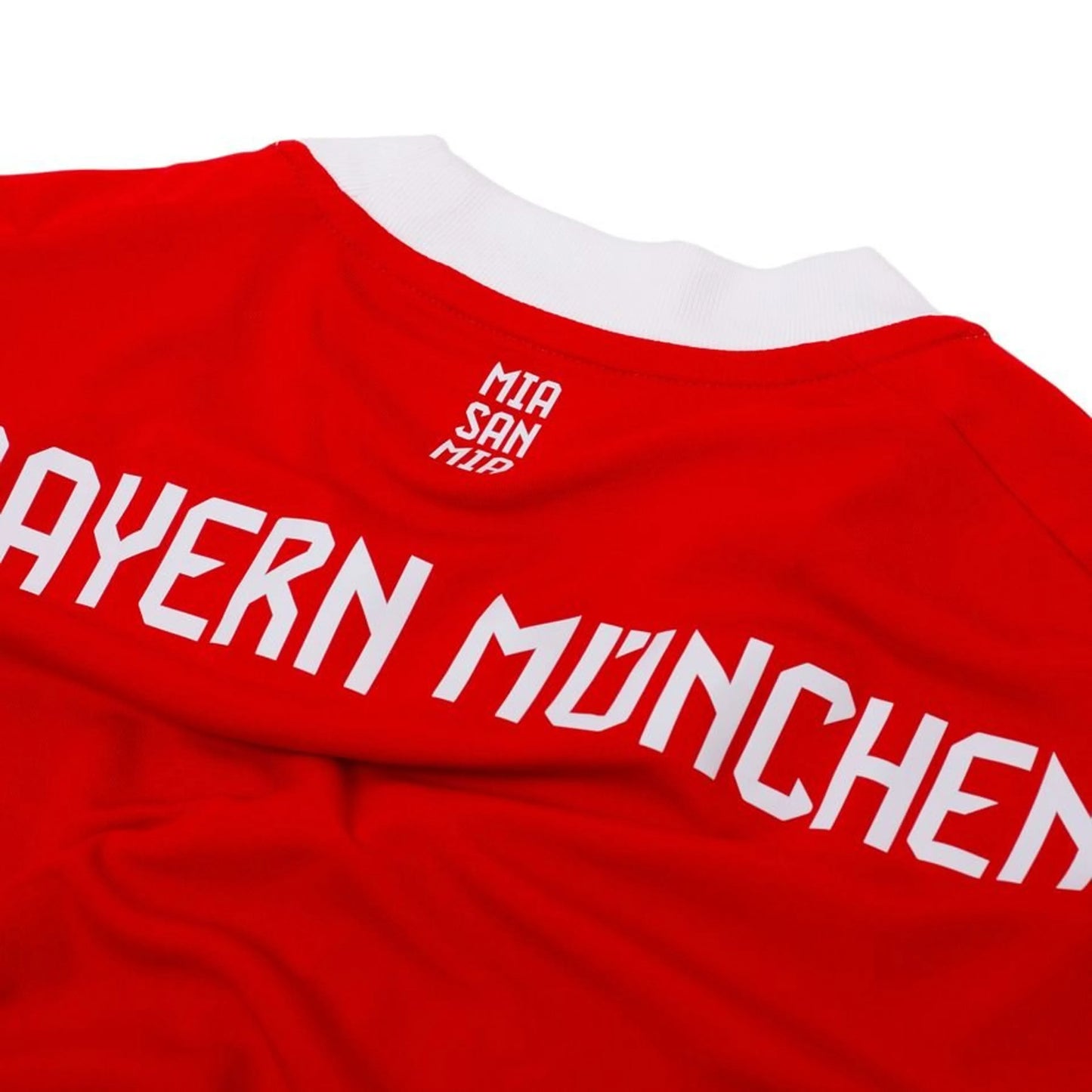 back neck view Adidas Bayern Munchen 2025/26 Home Long Sleeve Jersey