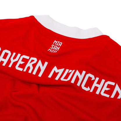 back neck view Adidas Bayern Munchen 2025/26 Home Long Sleeve Jersey