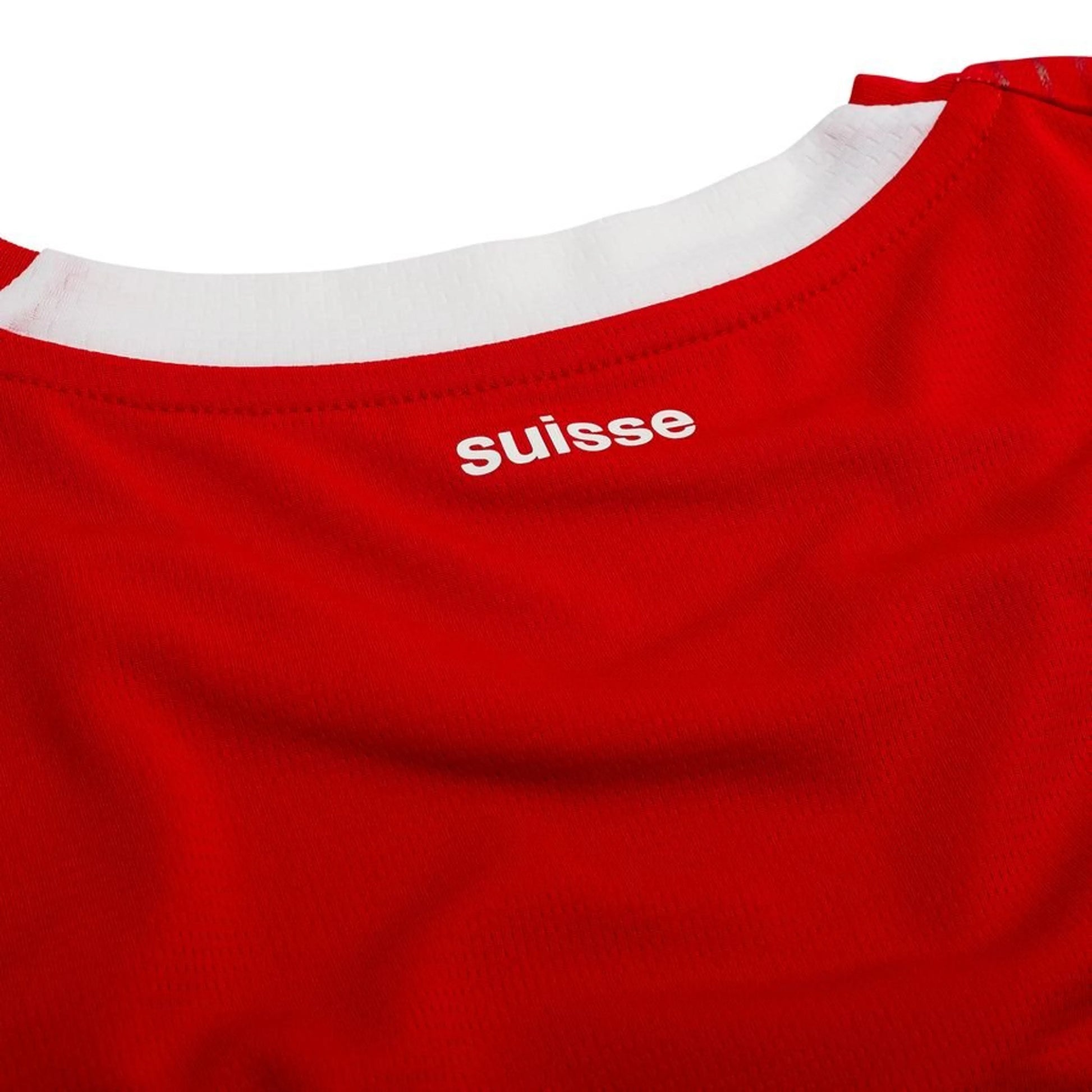 back neck view of the PUMA Switzerland 2026 World Cup Home Shirt