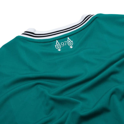 back neck view of the adidas Liverpool FC 2025/26 Third Long Sleeve Jersey