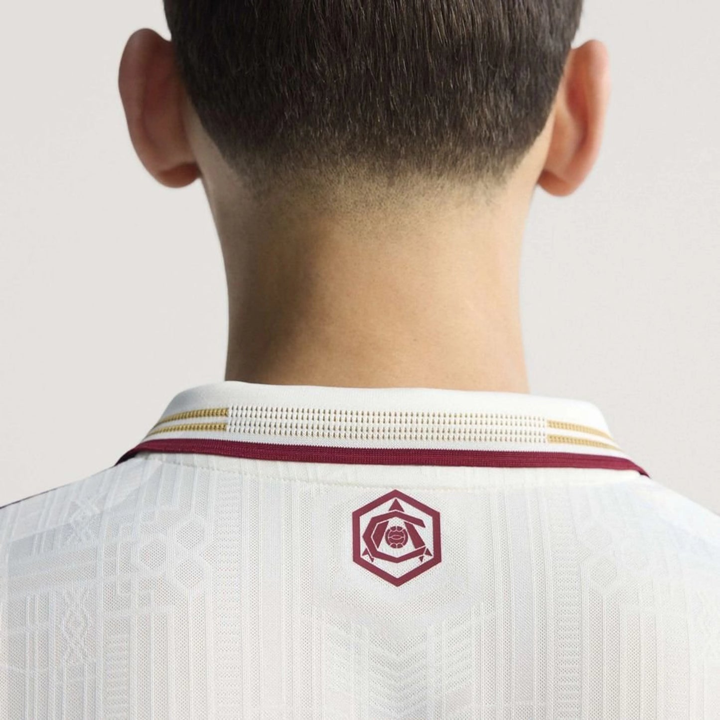 back neck view Adidas Arsenal 25/26 Third Long Sleeve Jersey