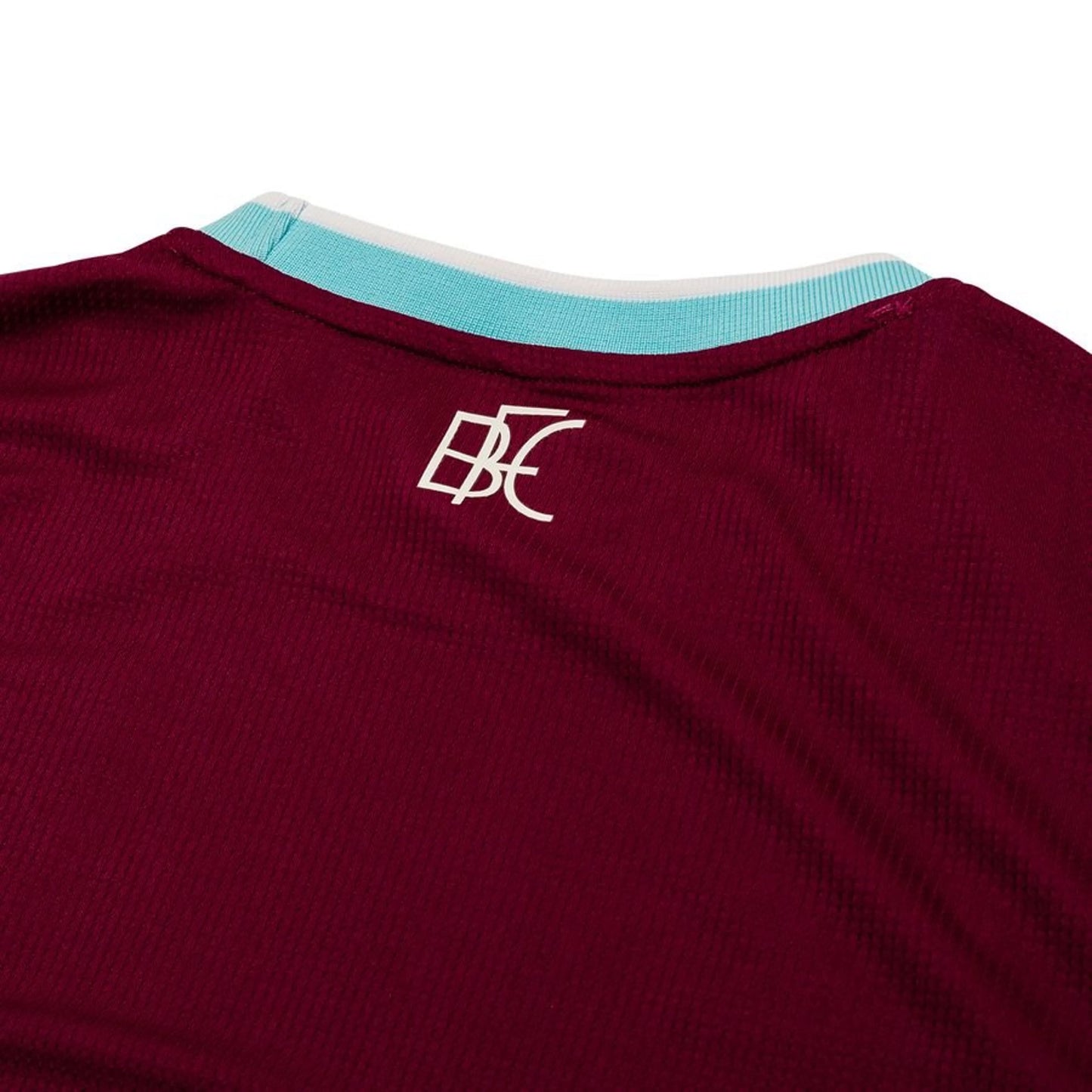 back neck view of the Castore Burnley Home Shirt 2025/26