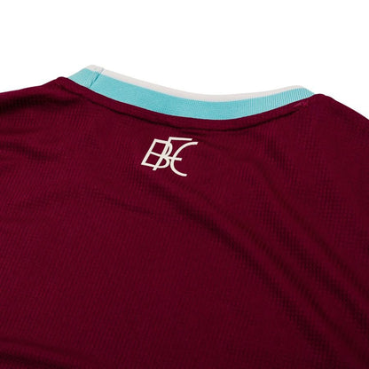 back neck view of the Castore Burnley Home Shirt 2025/26