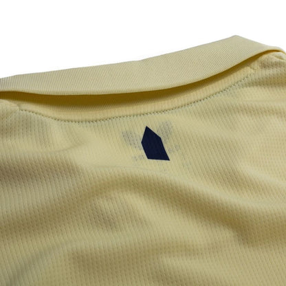 back neck view of the Castore Everton 2025/26 Away Yellow Shirt