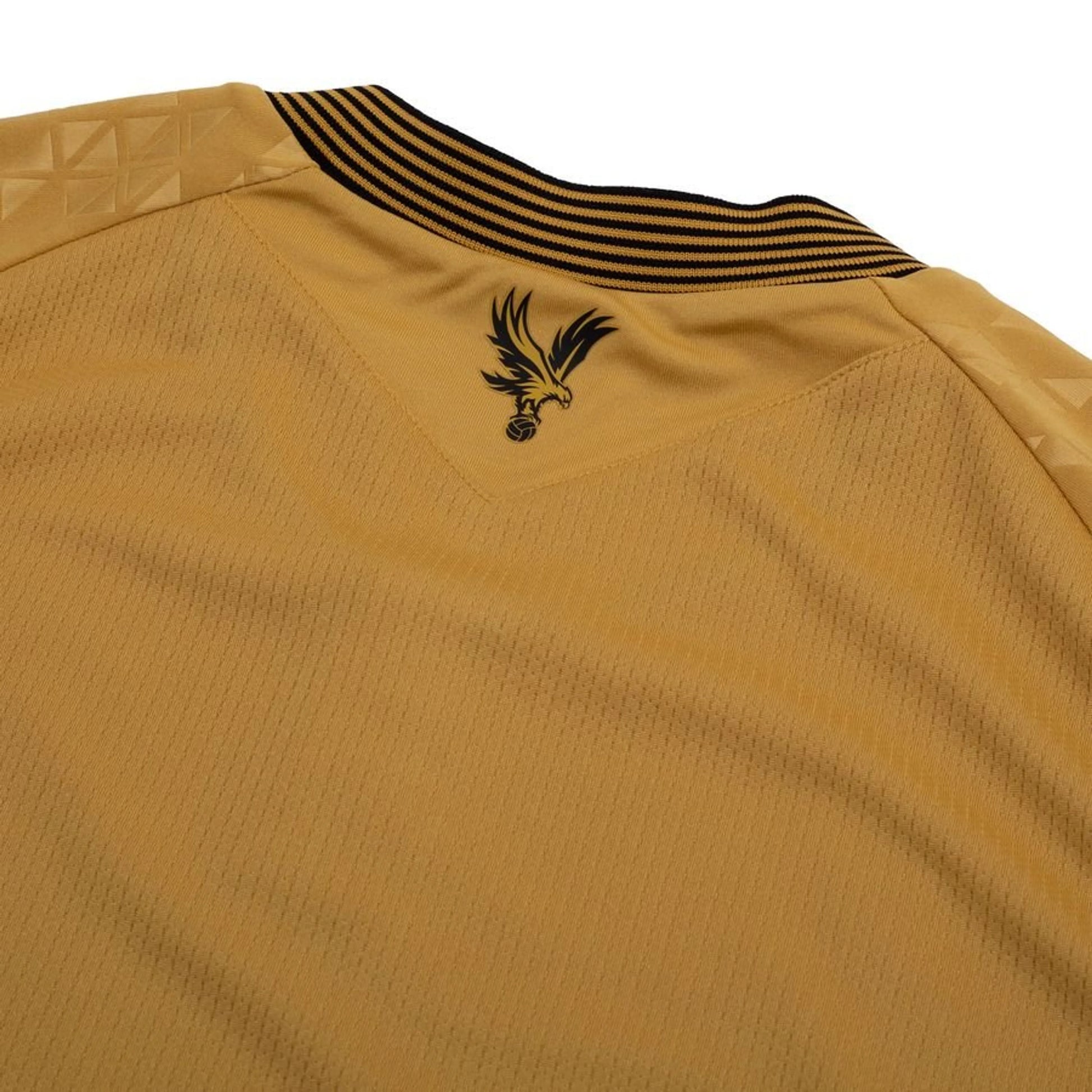 back neck view of the Macron Crystal Palace Third Shirt 2025/26