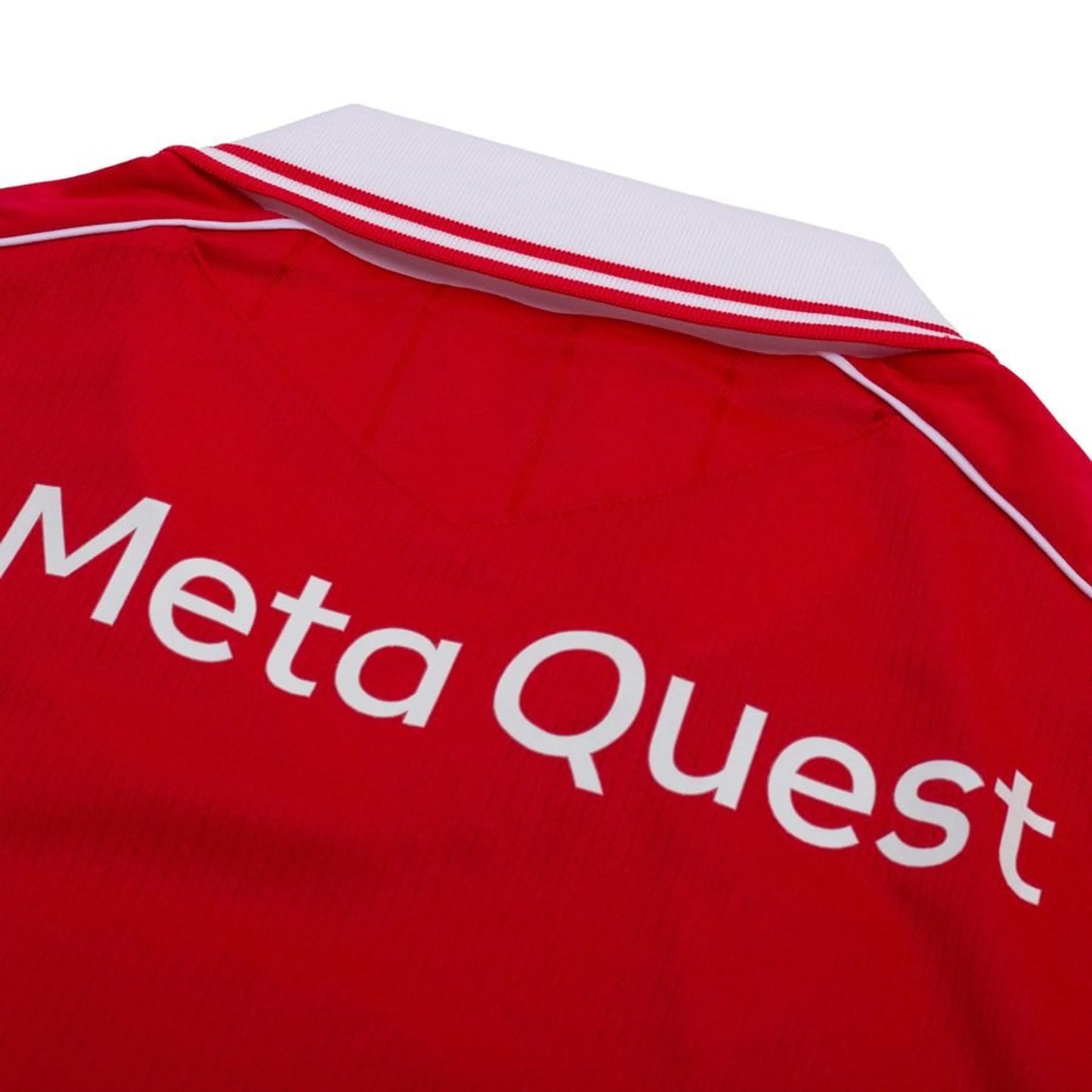 back neck view of the Macron Wrexham AFC Home Shirt 2025/26
