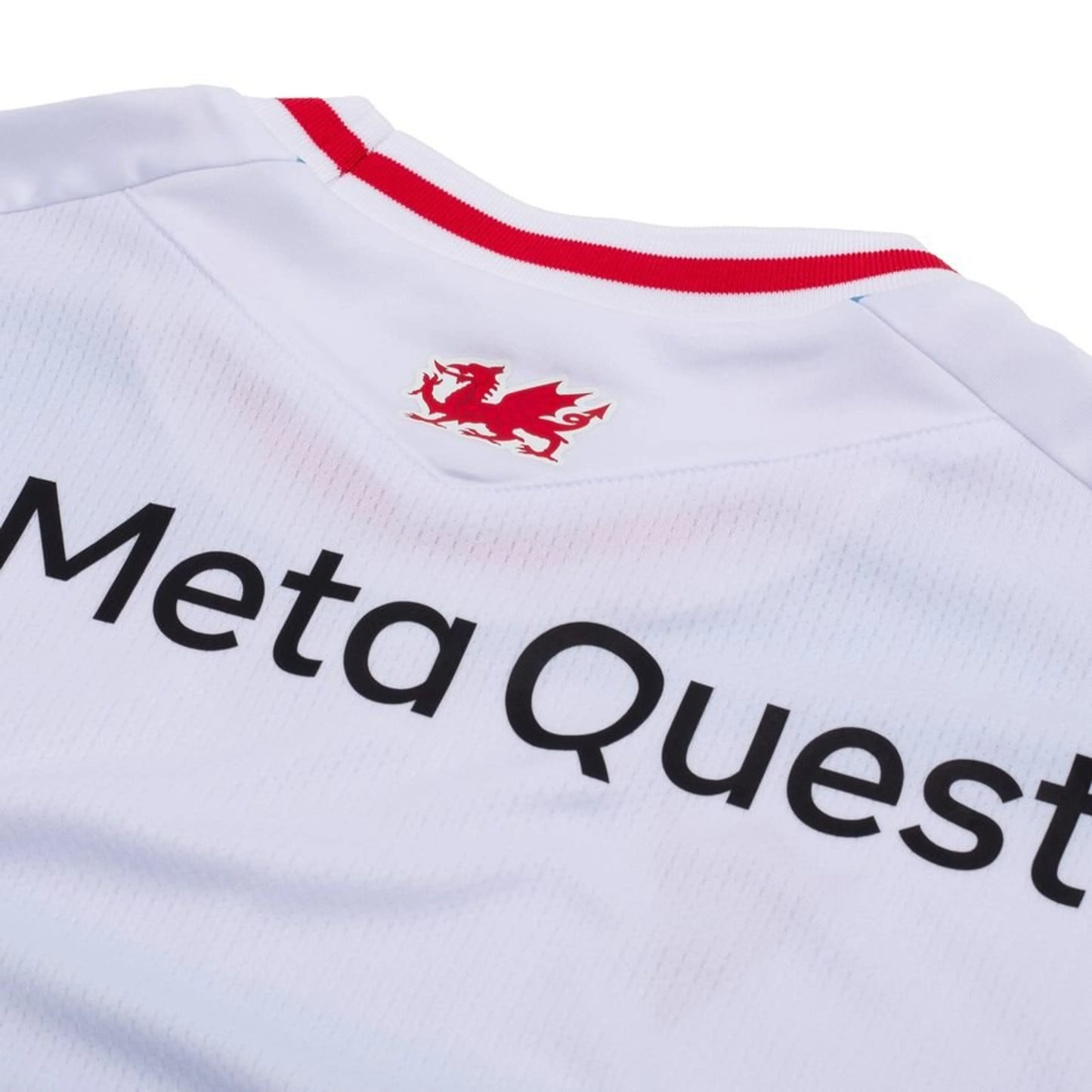 back neck view of the Macron Wrexham AFC Third Shirt 2025/26