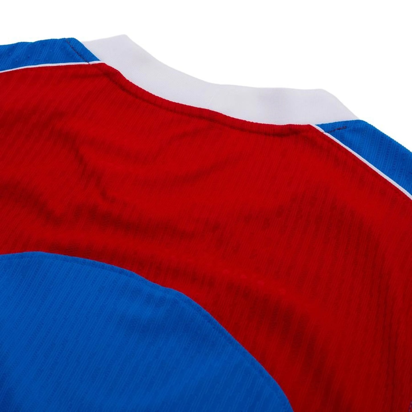 back neck view of the Nike Atletico Madrid 2025/26 Third Blue Jersey