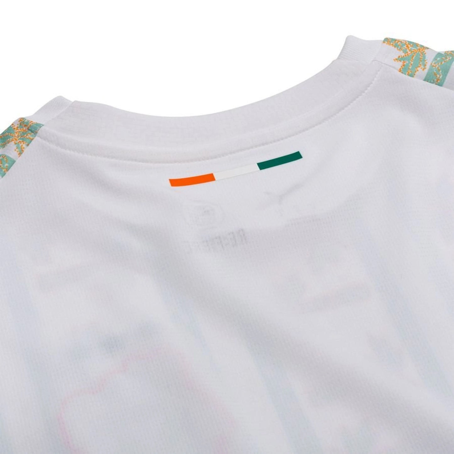 back neck view of the PUMA Ivory Coast World Cup 2026 Away Shirt