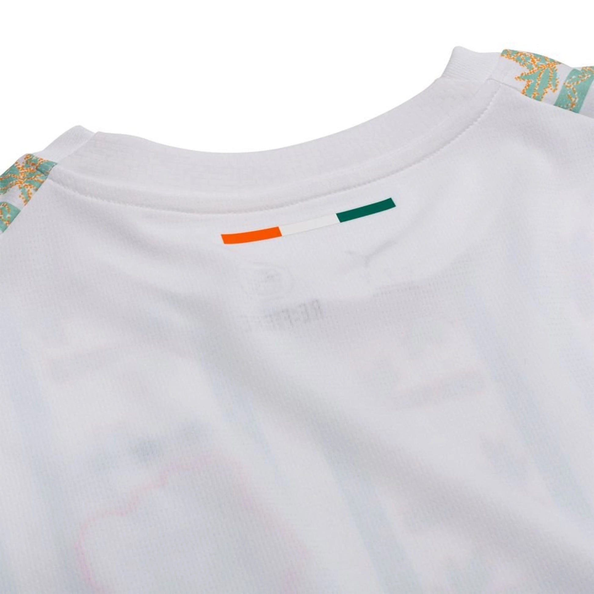back neck view of the PUMA Ivory Coast World Cup 2026 Away Shirt