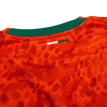 back neck view of the PUMA Ivory Coast World Cup 2026 Home Shirt
