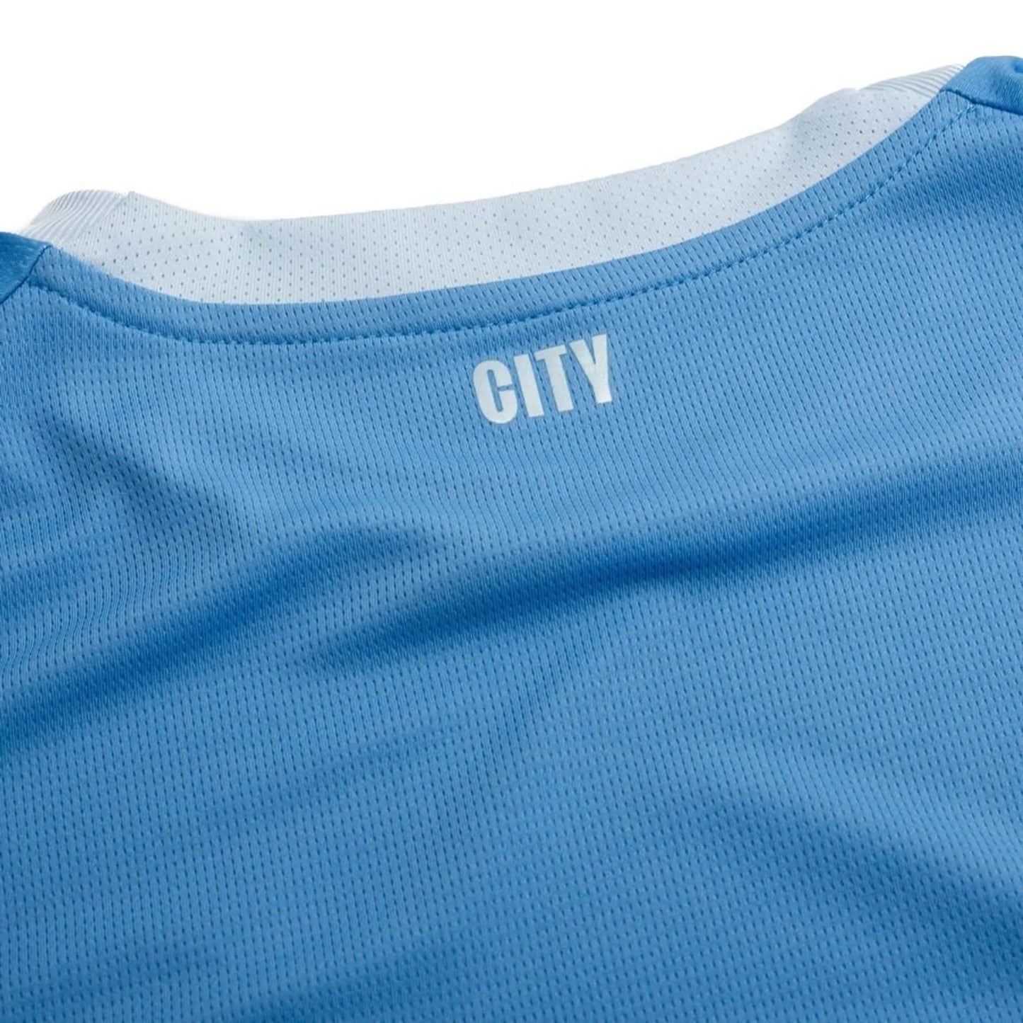 back neck view of the PUMA Manchester City Womens Home Shirt 2026/27 - Blue